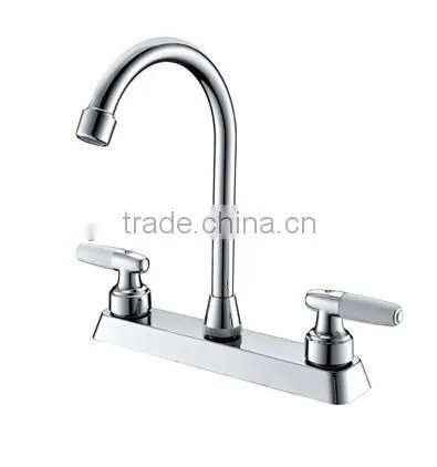 Plastic Cheap Dual Handle Kitchen Faucet D309