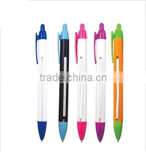 Advertising Logo Customized Plastic Banner Pen Ball Pen Multi Color Pen photo-6