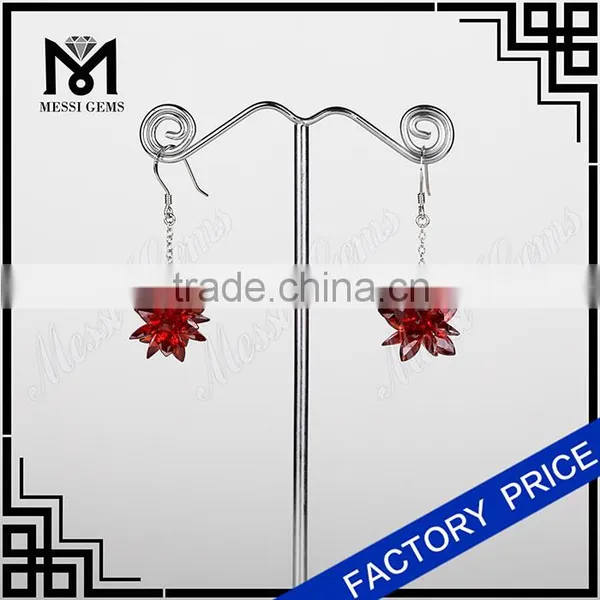 New Style Marquise cz Stone Cluster Flower Earrings in Hot Sellling photo-6
