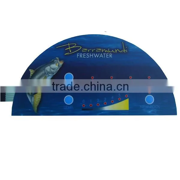 Embossing Buttons Membrane Stickers Digital Printing Led Membrane Switch