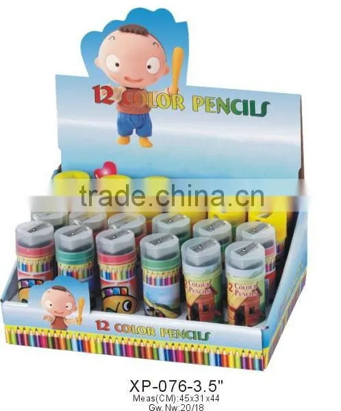 Pencil Set With Sharpener
