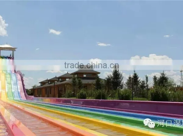 Rainbow Fiberglass Water Slide Water Park Outdoor Large Water Park Equipment for Sale photo-3