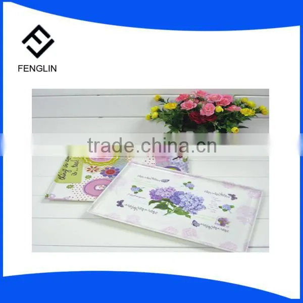 China Factory Wholesale Melamine Square Plastic Tea Tray photo-6