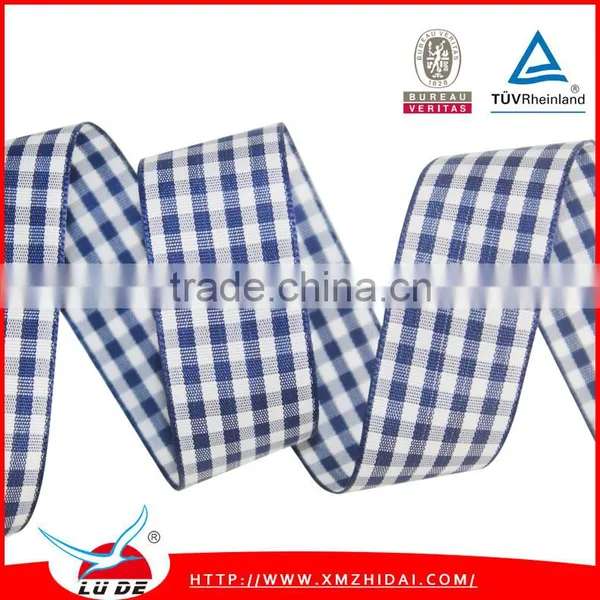 Factory Self-supporting Tarton Ribbon/plaid Ribbon photo-2
