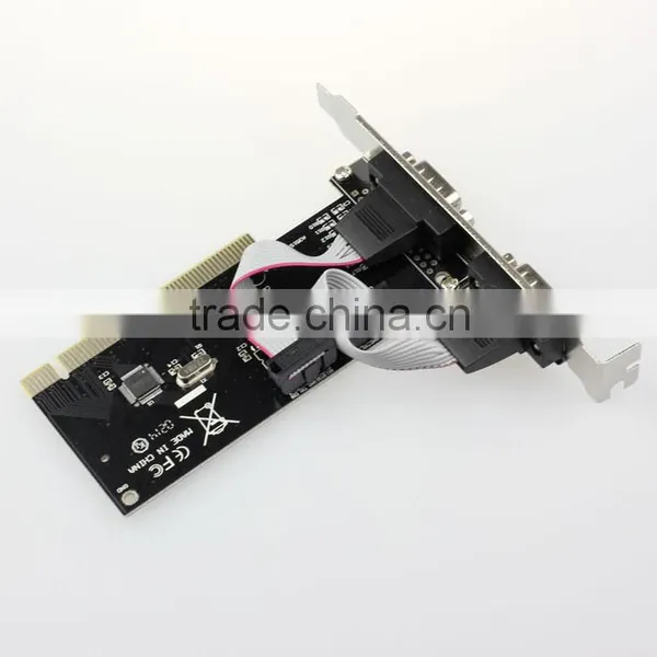 2 Port RS232 RS-232 Serial Port COM DB9 to PCI Card Adapter Converter MCS 9865 Serial Industry photo-3