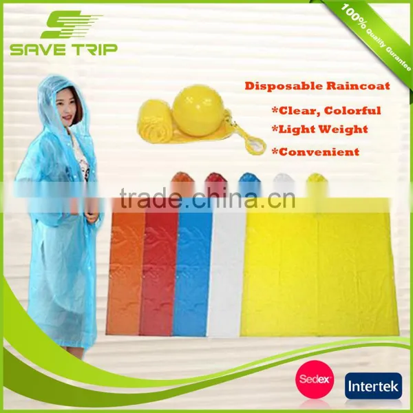 Wholesale Free Sample Transparent PE Fashional Cheap Prices Disposable Ladies Raincoat photo-2