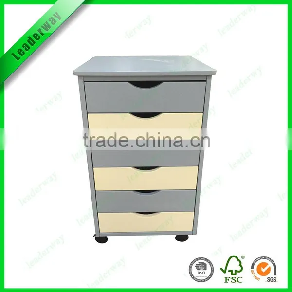 Morden Multi-color Sliding File Cabinet Office Furniture With Drawers