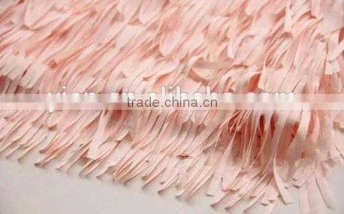 Lovely Tassels Girls Pink Dress Sleeveless Fashion Girls Pink Dress photo-4