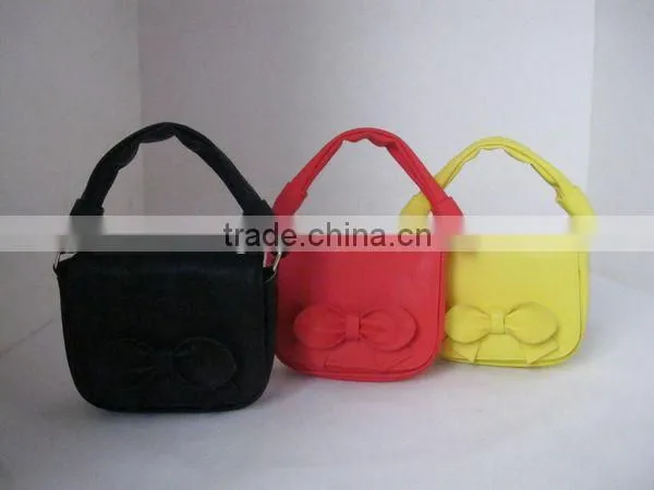 Sweet Bowknot Bags, Yellow Cute Bags for Girls