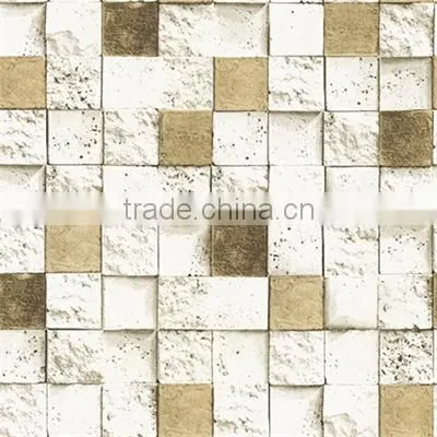 New 3d Vintage Home Decor Wallpaper for Bathroom Tile Design photo-4