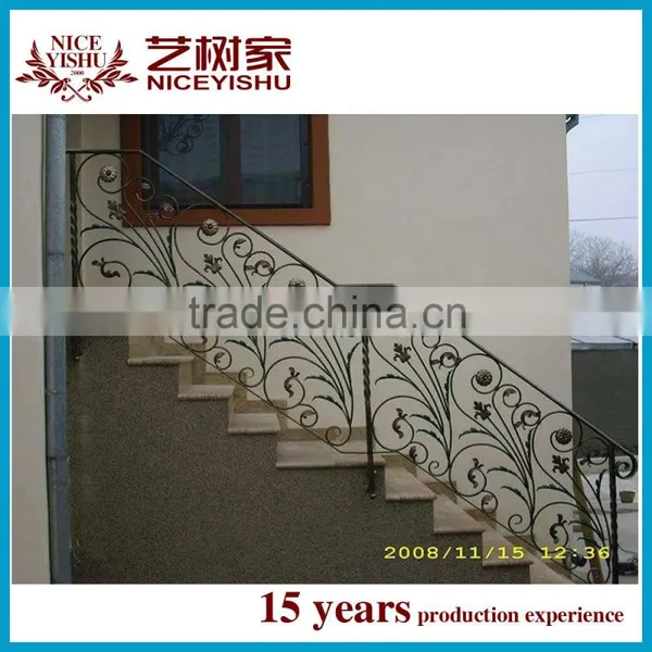 High Quality Wrought Iron Stair Metal Railings,iron Grill for Balcony photo-6