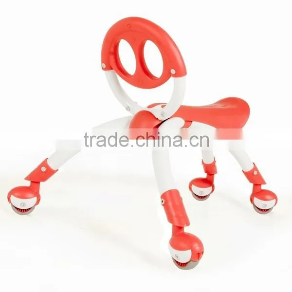 Children's Smiling Face Four-wheel Balanced Walkers photo-2