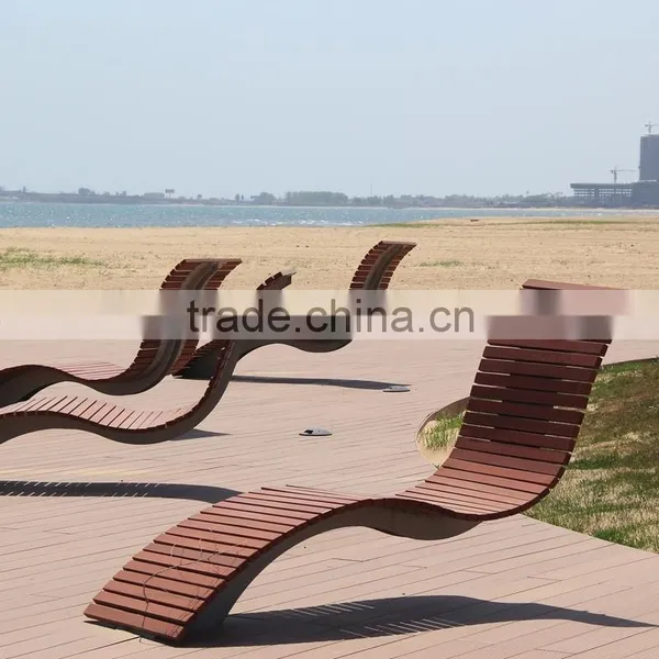 WPC Wood Plastic Composite Decking for Garden Rest Chair photo-5