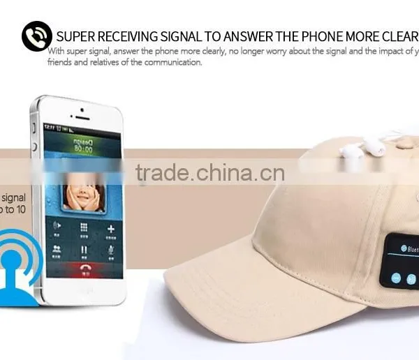 Sunshine Cap With Bluetooth Music Wireless Sports Headphone Hat photo-5