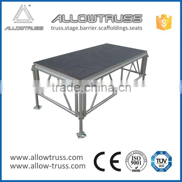 Portable Easy Assemble Aluminium Folding Mobile Event Stage With Low Prise photo-2