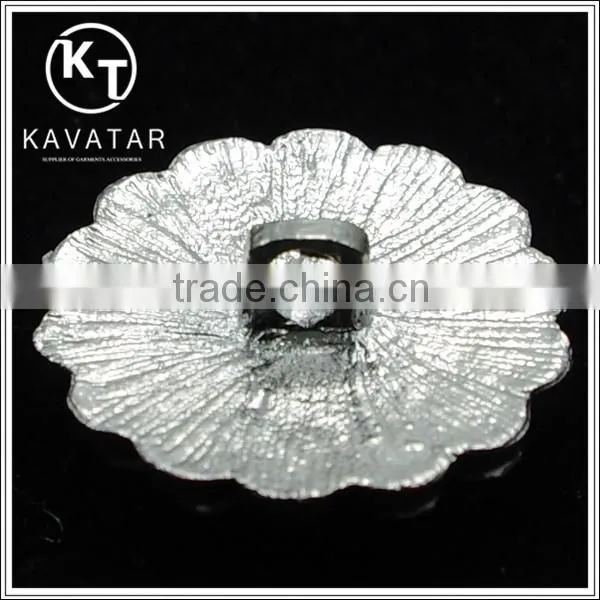 Good Quality NK006 Metal Rhinestone Button With Big Pearl for Clothes photo-4