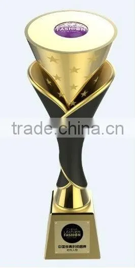 Golden Metal Trophy as Metal Gift