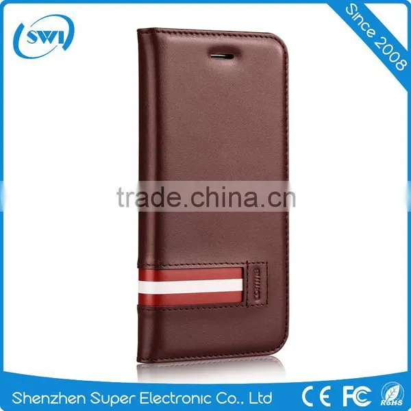 COMMA New Wallet Flip Genuine Leather Phone Case Cover For IPhone Case for Samsung photo-2