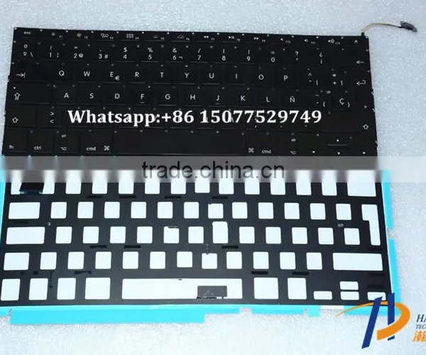 New Arrival 100% Perfect SP Spain Layout For MBP 15 Inch Spain Keyboard With Backlight photo-3