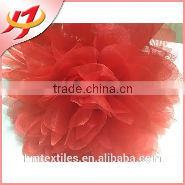 Hot Sale Wedding Decoration Cheap Flower Otganza Chair Sashes photo-4