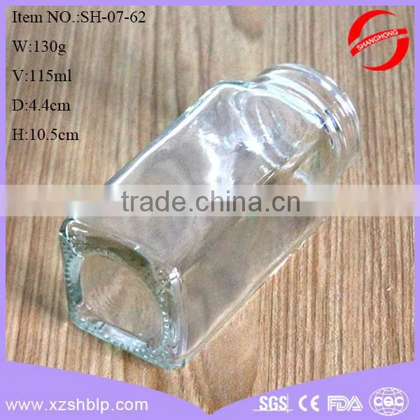 115ml Glass Storage Bottles , Glass Jars For Spice photo-2