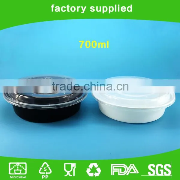 Disposable Plastic Take Away Food Containers Microwavable Food Container