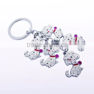 Manufacture Promotional Custom Shaped Metal Dog Keychain photo-4