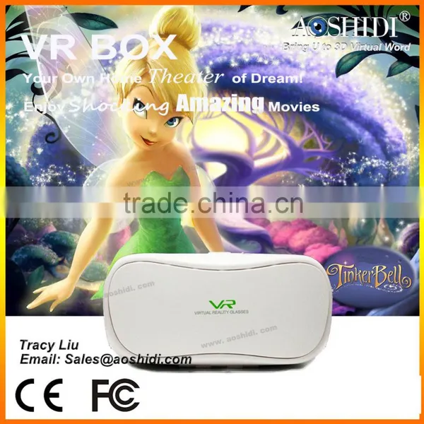 Hot vr Headset Girl Kids Gift Funny 3d vr Glasses Google Cardboard