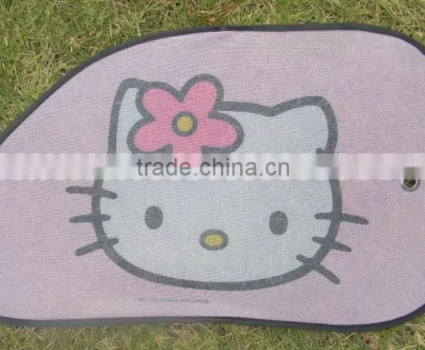 Special Shape Mesh Car Side Window Sunshade,customized Nylon Mesh Designer Auto Side Window Sunshade