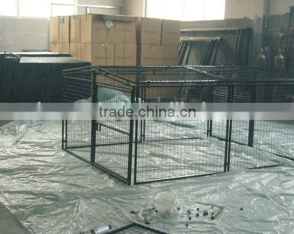 Galvanized Unique Iron Fence Steel Welded Wire Dog Kennels photo-4