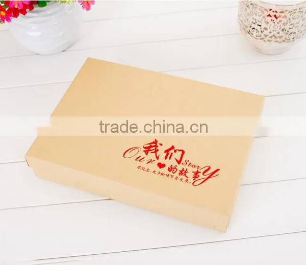 Professional OEM Cardboard Paper Family Memory Wedding Album Storage Box photo-6