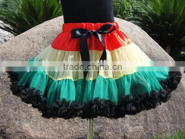 Fancy Summer Pattern Fluffy Tutu Chiffon Pettiskirt Children Clothing Cutting Dress Baby Girl Cloth Made in China photo-5