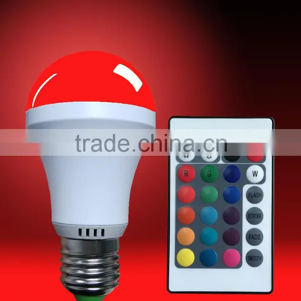 Color Changing Rgb Lamp,9w 38khz Rgb Bulb and 16 Color Lamp photo-2