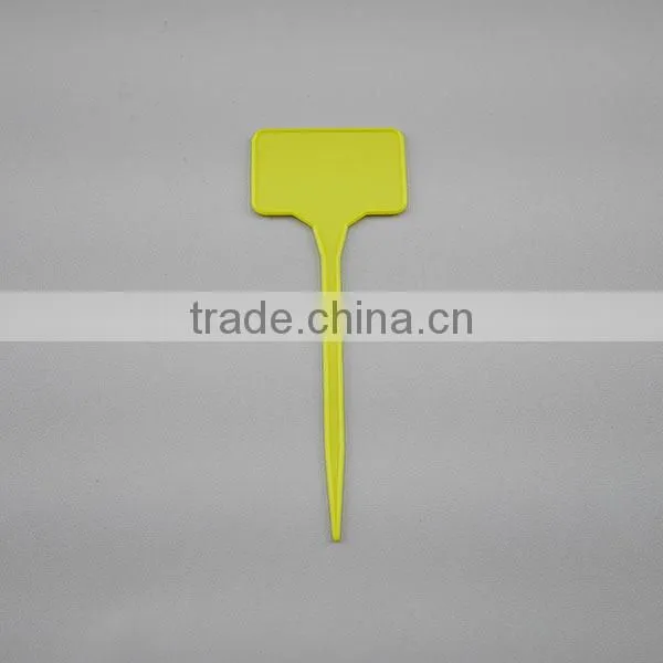 14.7cmL Plastic Yellow Gardening Plant T Label photo-5