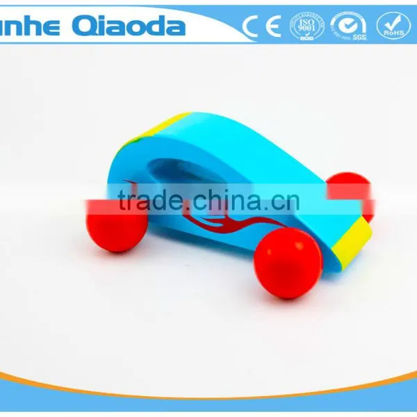 Green Color Wood Toys Racing Car Toy for Kids,Education City Games Wooden Car Model Toy photo-6