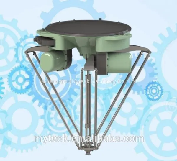 High efficiency delta robot for handling small objects 3kg load