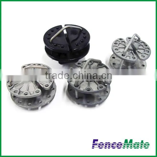 Vineyard Trellis Galvanized Steel Round Styled Wheel Aluminum or Plastic Wire Tensioner