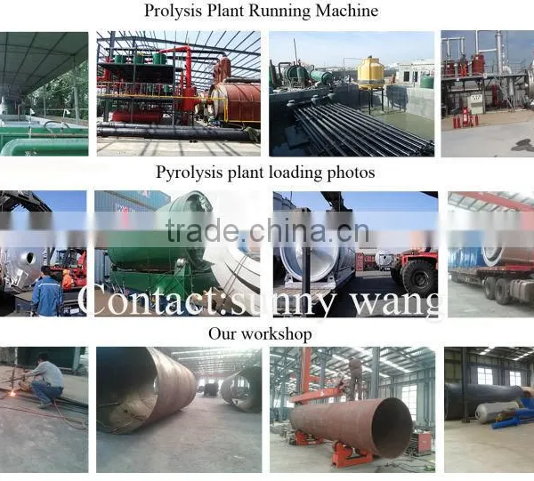 DAYI Environmental Friendly Pyrolysis Plant Machinery Equipment For Tyre Plastic And Rubber Getting Raw Oil photo-5