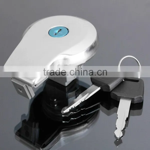 Motorcycle Fuel Gas Tank Cap Lock With Two Keys For Yamaha Virago V125 V250 400 535 750 1100 photo-3