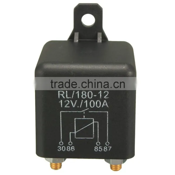 Switch Split Charge 12V 100Amp 4 Pin Heavy Duty ON OFF Relay for Car Van Boat photo-2
