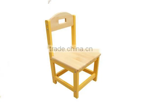Wholesale Solid Wood Children Study Chairs Kids Chair With Wooden Frame photo-4