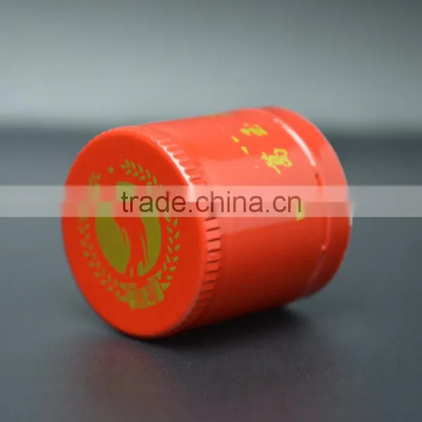 Factory Price Red Aluminum Cap for Wine Glass Bottle photo-2