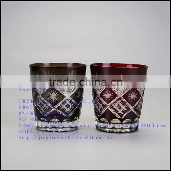 2017 Trendy Hand Cut to Clear Wine Glass Drinking Tumbler photo-4