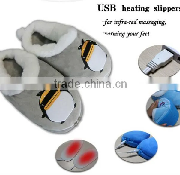 Newest Fashion Heated Slippers USB Warmer Shoes Electric USB Warm Slippers For Wholesale photo-5