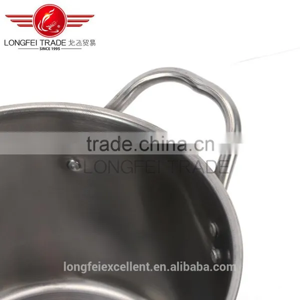 Factory Stocked Wholesale Stainless Steel Soup Boilling Pot Set/cooking Pot Set photo-6