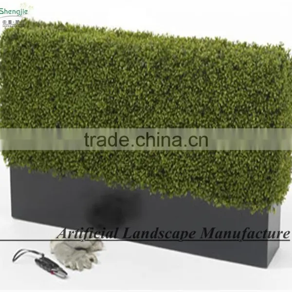 SAS016014 Artificial Hedge Panel UV Protect PE Boxwood Mat photo-2