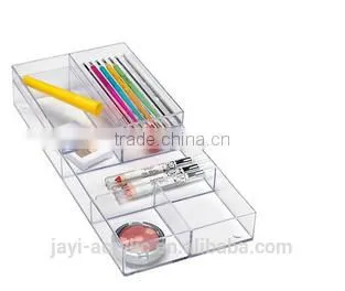 Crystal Small Stacking Acrylic Organizer Storage Tray Great for Cosmetics Jewelry Makeup photo-3
