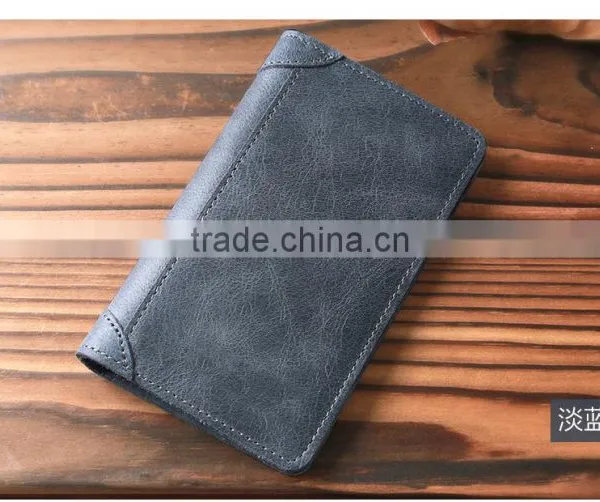 Retro Bifold Men Pure Leather Business Card Holder Fashion Card Wallet photo-4
