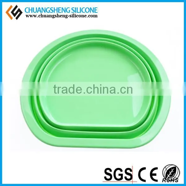 Foldable Silicone Food Container, Folding FDA Grade Case photo-4