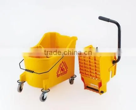 Wringer Mop Buckets, Mop Bucket With Wheels,33L photo-4